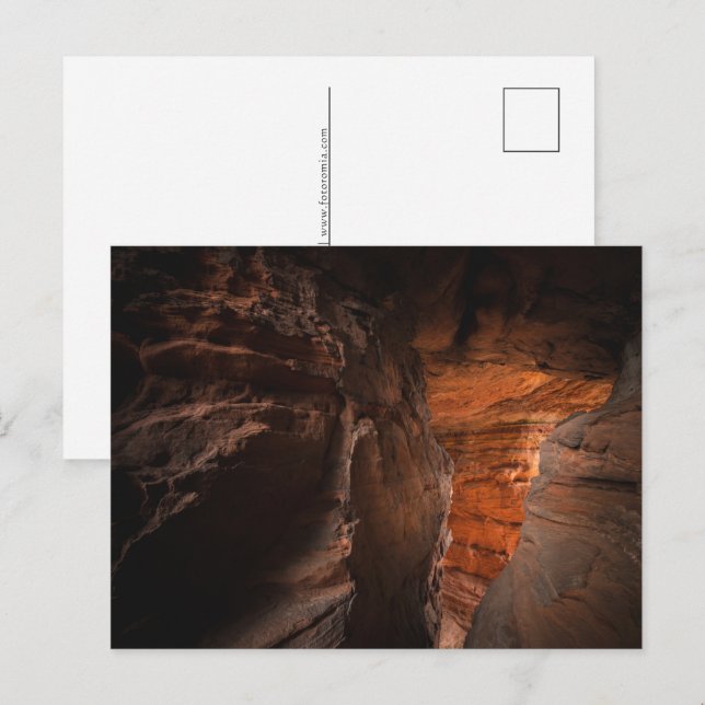 Sandstone Cave Holiday Postcard (Front/Back)