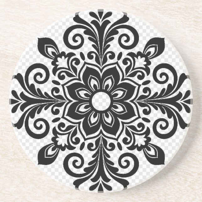 Sandstone coaster and beautiful design  (Front)