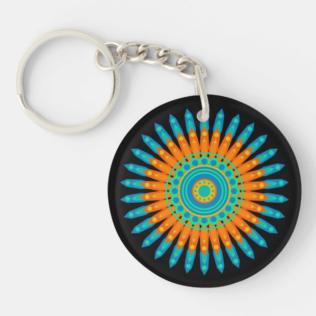 Sandstone Coaster Key Ring (Front)