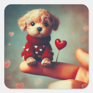 Sandstone Coaster Square Sticker