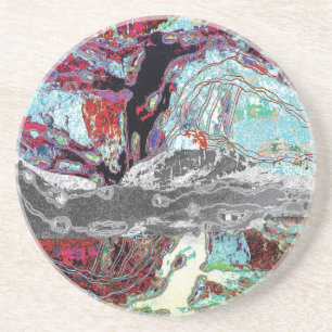 Sandstone Coaster – Strata Pulse