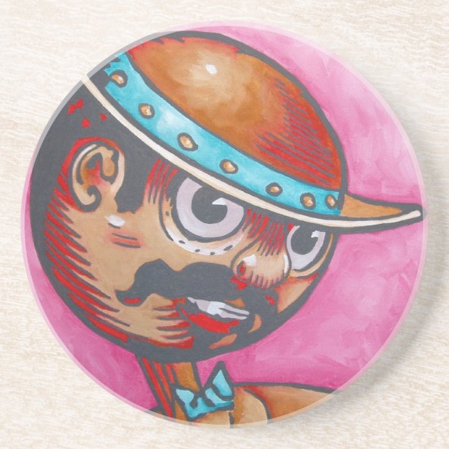 Sandstone Coaster - Tik-Tok (Front)