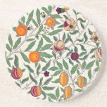 SANDSTONE COASTER : WILLIAM MORRIS : POMEGRANATES<br><div class="desc">SANDSTONE COASTER : WILLIAM MORRIS : POMEGRANATES</div>