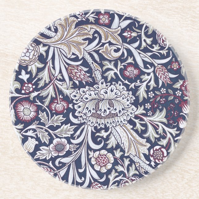 SANDSTONE COASTER : WILLIAM MORRIS : TRENT (Front)