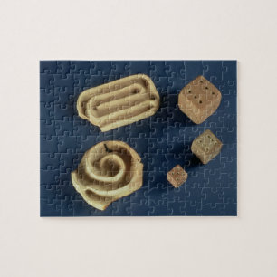 Sandstone dice and terracotta maze game, Harappa, Jigsaw Puzzle