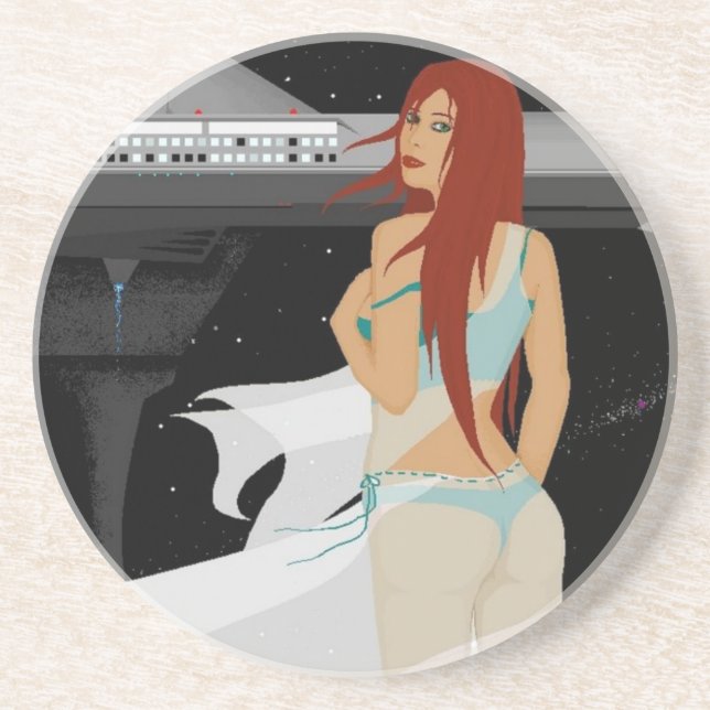 Sandstone Drink Coaster (Front)