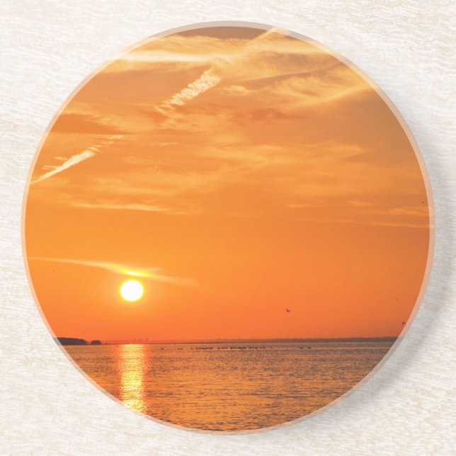 Sandstone drink coaster (Front)