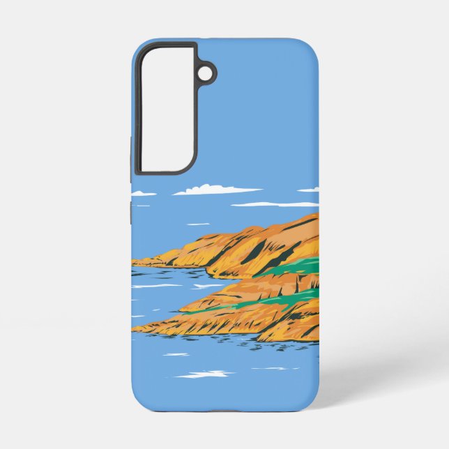 Sandstone falls samsung galaxy s22 case (Back)