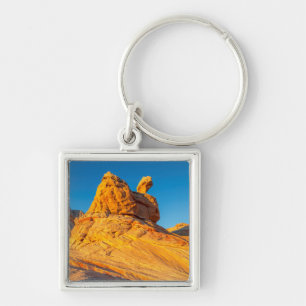 Sandstone Formations At The White Pocket 3 Key Ring