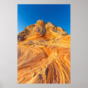 Sandstone Formations At The White Pocket Poster