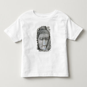 Sandstone head of Buddha surrounded by tree Toddler T-Shirt