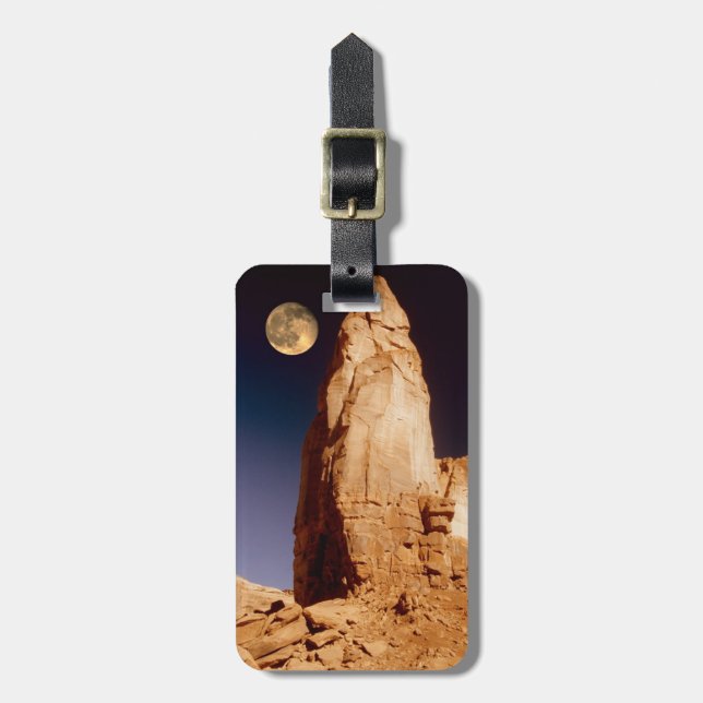 Sandstone Pinacle Luggage Tag (Front Vertical)