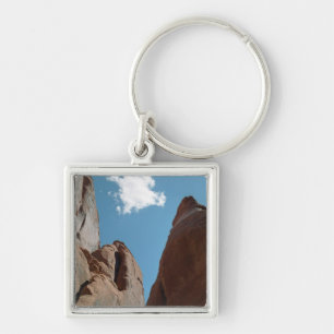 Sandstone Rock Fins Utah Desert Photo Key Ring