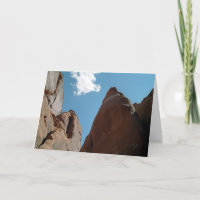Sandstone Rock Fins Utah Desert Photo