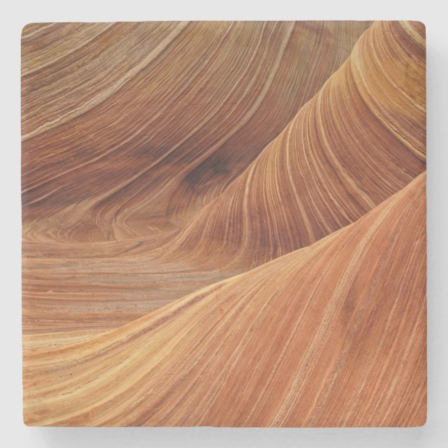 Sandstone Rock Formations Stone Coaster (Front)