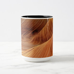 Sandstone Rock Formations Two-Tone Coffee Mug