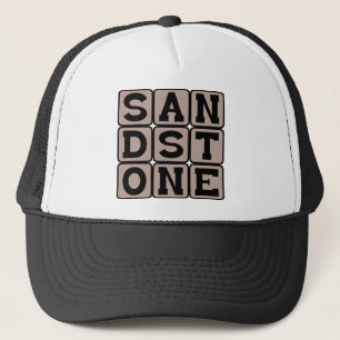 Sandstone, Sedimentary Rock Trucker Hat