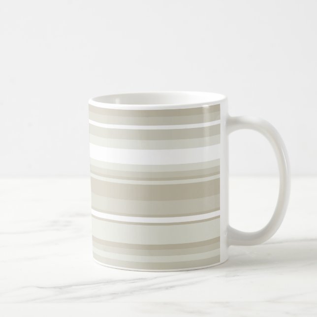 Sandstone stripes coffee mug (Right)