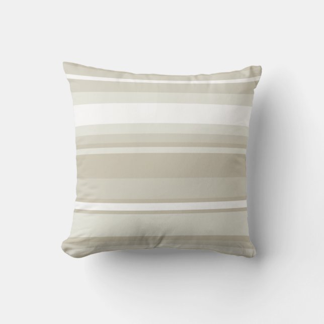 Sandstone stripes cushion (Front)