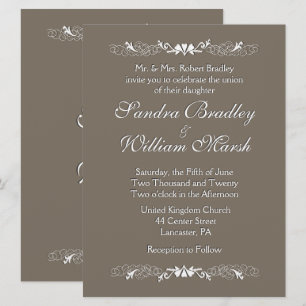 Sandstone Wedding Invitation