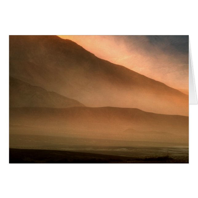 Sandstorm at Mesquite Sand Dunes, Sunset (Front Horizontal)