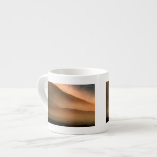 Sandstorm at Mesquite Sand Dunes, Sunset Espresso Cup
