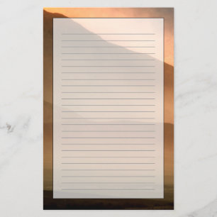 Sandstorm at Mesquite Sand Dunes, Sunset Stationery