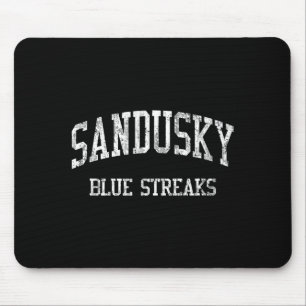 Sandusky High School Hs Sandusky Oh Vintage Srts Mouse Pad