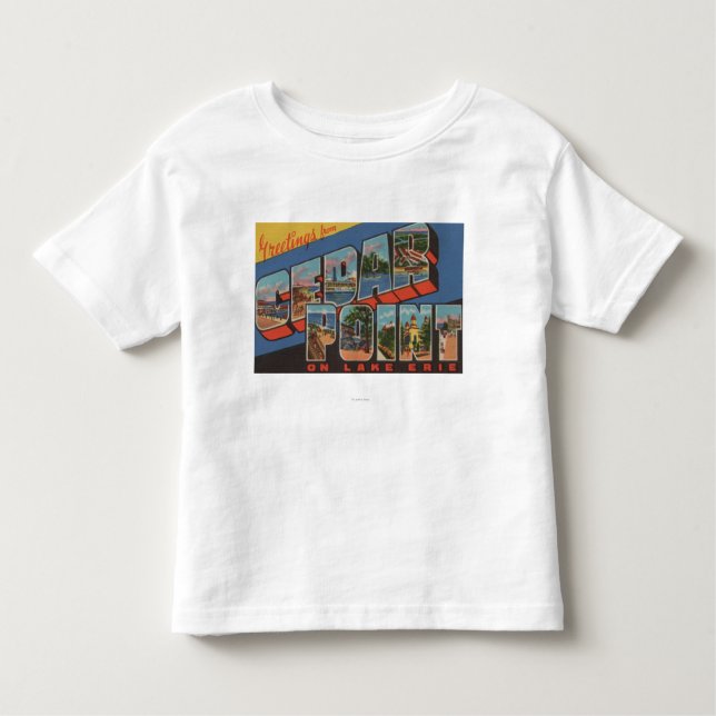 Sandusky, Ohio - Lake Erie - Cedar Point Toddler T-Shirt (Front)