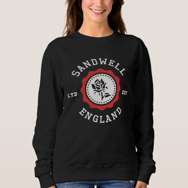 SANDWELL England Rose Badge Sweatshirt (Front)