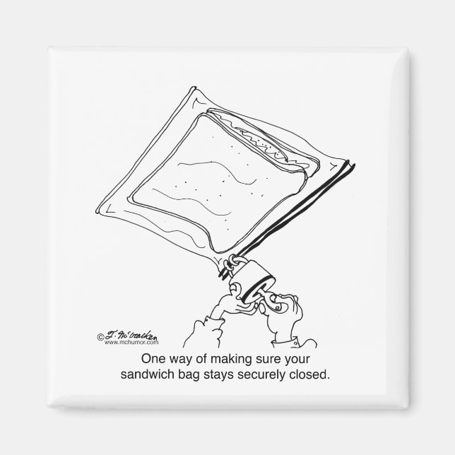 Sandwich Bag w/a Padlock Magnet (Front)