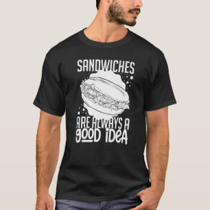 Sandwich Bread Lunch Food Maker Toaster Recipe T-Shirt