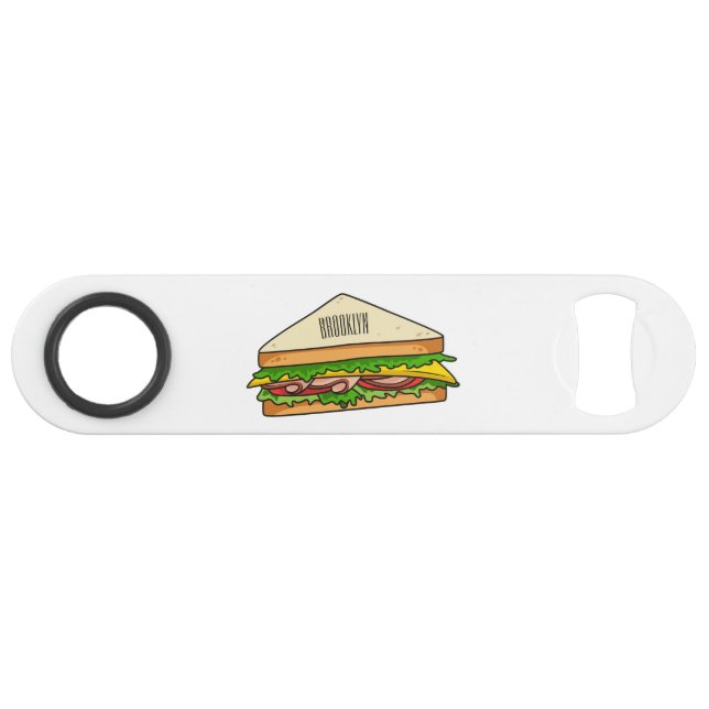 Sandwich cartoon illustration (Front (Horizontal))