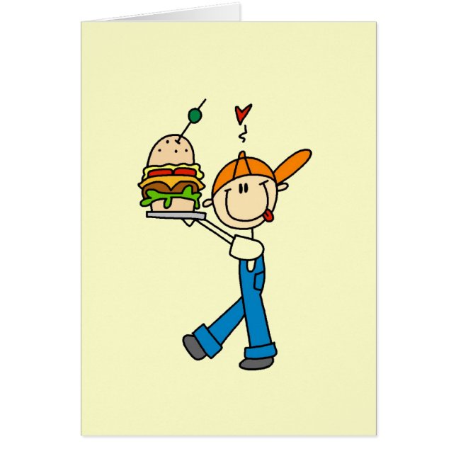 Sandwich Connoisseur Stick Figure (Front)