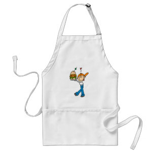 Sandwich Connoisseur Stick Figure Standard Apron