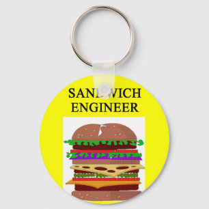 SANDWICH engineer joke Key Ring