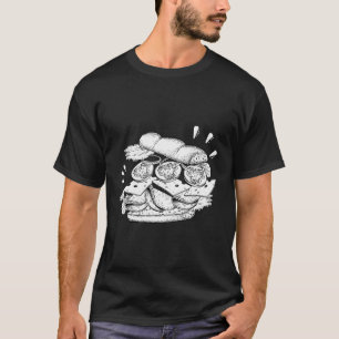 Sandwich I Sandwich Retro I Toast Fast Food Food T T-Shirt