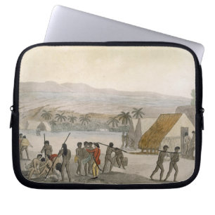 Sandwich Islands - a Westerner negotiating for sto Laptop Sleeve