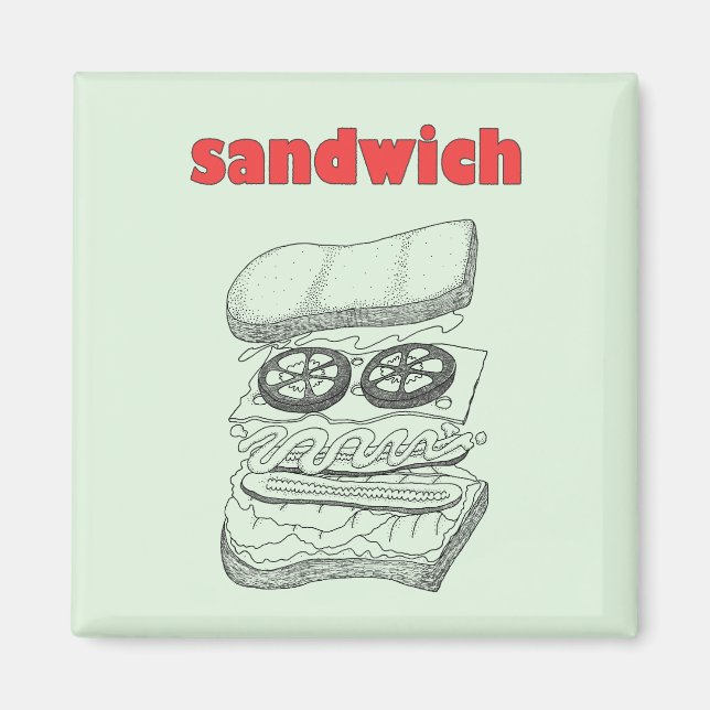 Sandwich Magnet (Front)