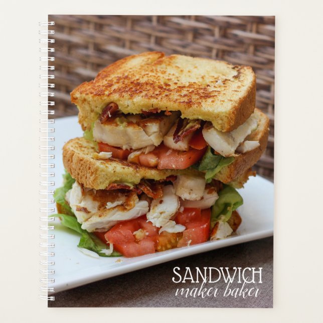 Sandwich Maker Baker Planner (Front)