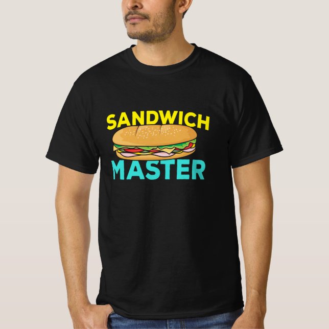 Sandwich Master Fast Food T-Shirt (Front)