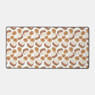 sandwich patterns desk mat