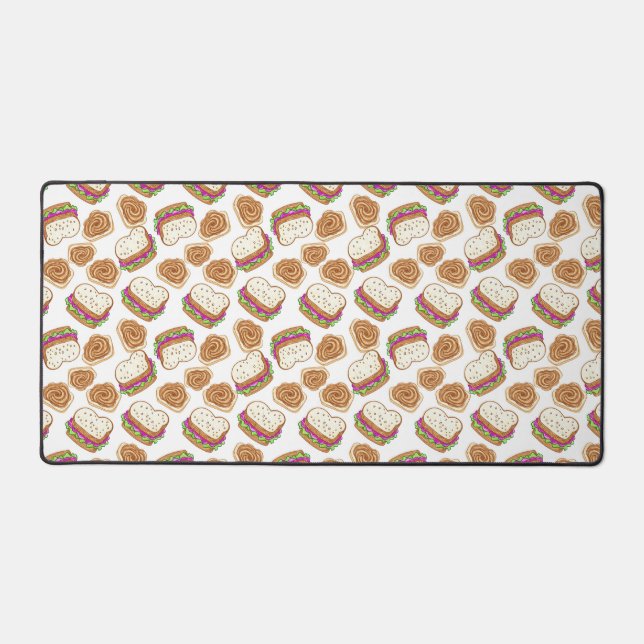 sandwich patterns desk mat (Front)