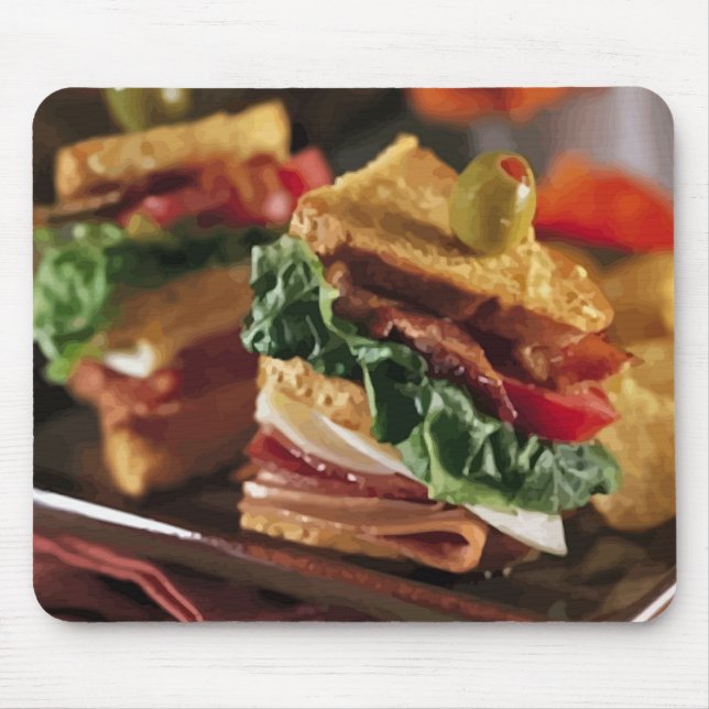 Sandwich Question Mousepad (Front)