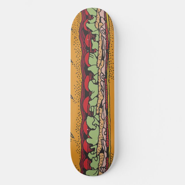 Sandwich Skateboard Deck (Front)