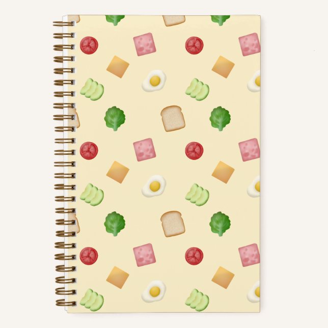 Sandwich Yellow Notebook (Front)