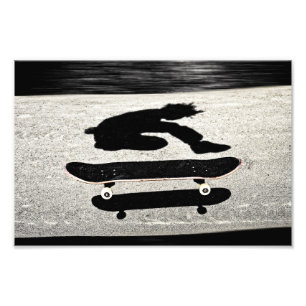 sandwiched skateboard photo print