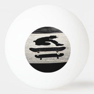 sandwiched skateboard ping pong ball
