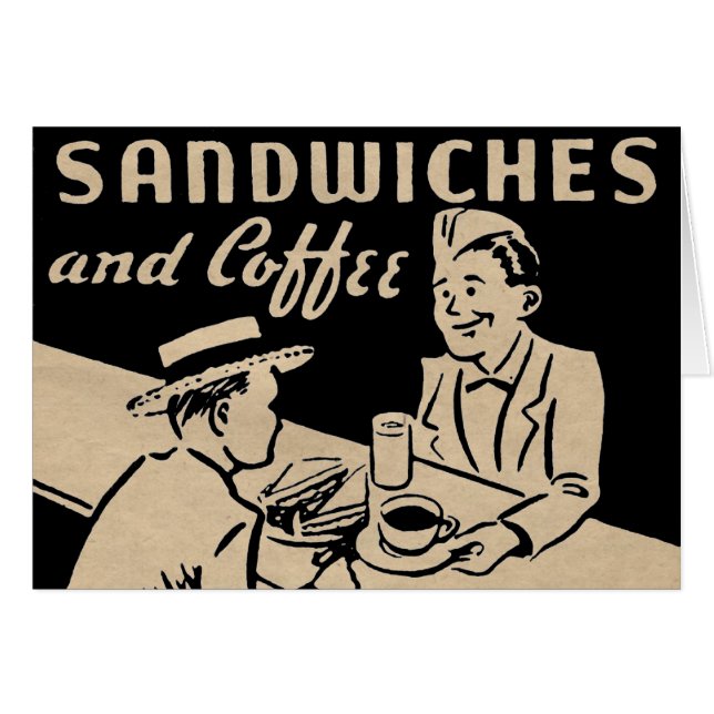 Sandwiches and Coffee (Front Horizontal)