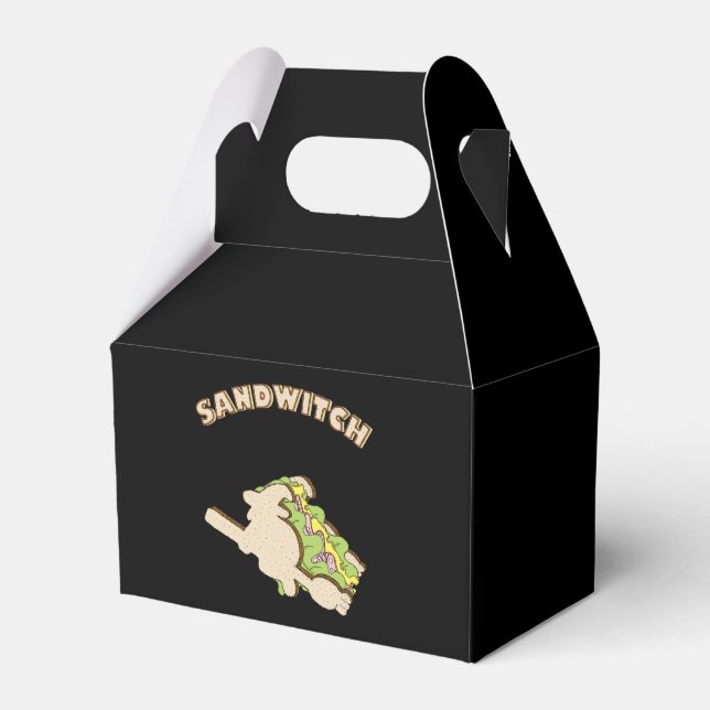 Sandwitch Favour Box (Front Side)